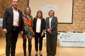 Dr. Atanasio Garcia Pineda, director general de Farmacia y Prestaciones de Islas Baleares; Dra. Antonia Sampol, jefa de servicio de Hematología del Hospital Universitari Son Espases; Dra. Leyre Bento, coordinadora de la Terapia Celular Avanzada del Hospital Universitari Son Espases; Dra. Eugenia Carandell, directora asistencial del IB-Salut.