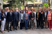 Participantes en el la XXII edición del Foro Farmaindustria-comunidades autónomas celebrado en Ávila.