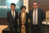 Imagen de la presentación del informe sobre el valor social del medicamento elaborado por la Fundación Max Webber con el apoyo de Farmaindustria.